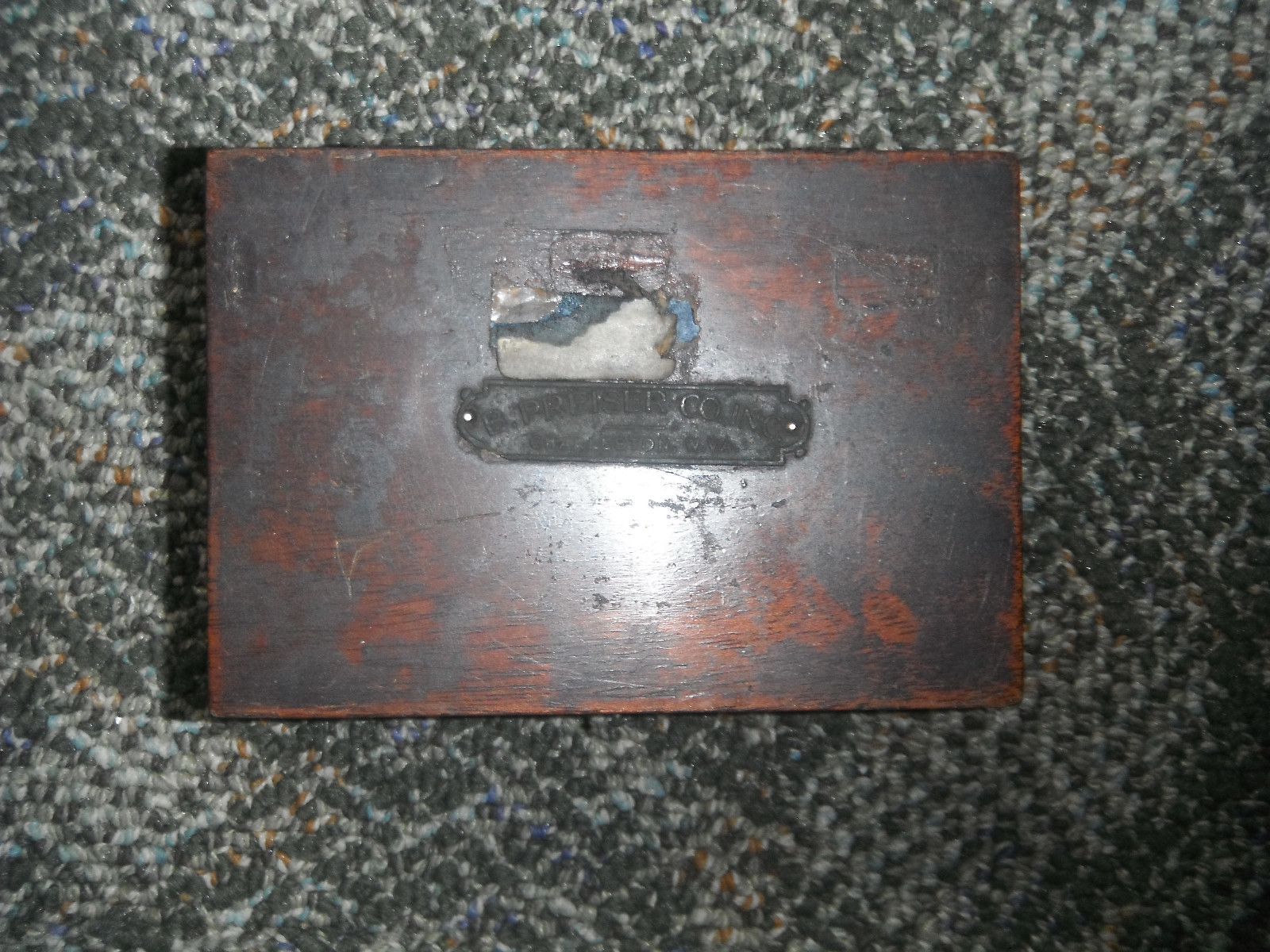 B. PREISER CO. INC. Charleston WV  stainless calibration weightsVintage