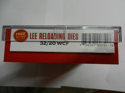Lee Steel Reloading 3 Die Pacesetter Set for 32-20 Win, w/Shell Holder;  90751