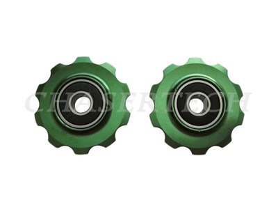Qikour MTB 11//13T Aluminum Ceramic Bearing Jockey Wheel Rear Derailleur Pulleys