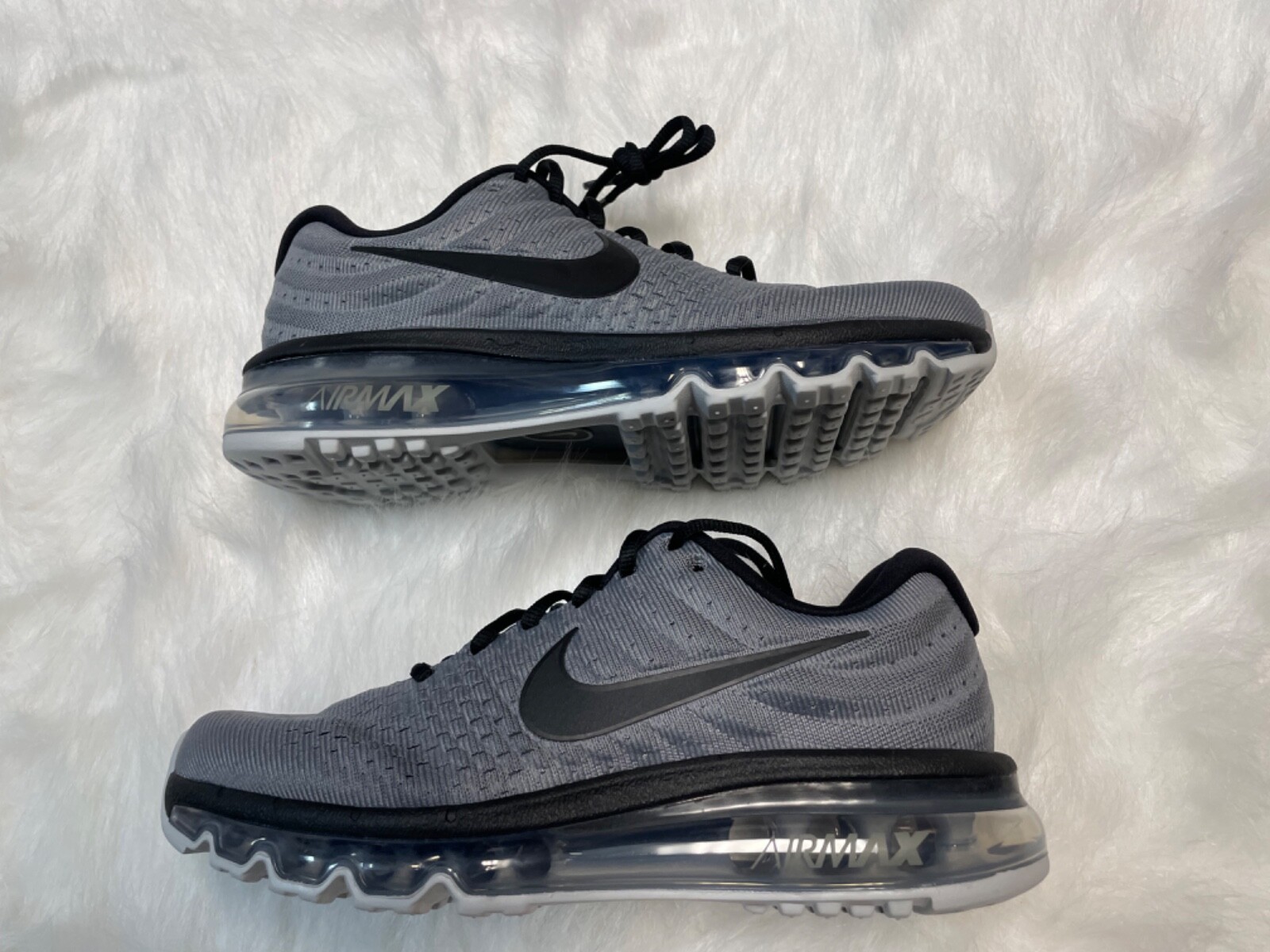 極美品 大人気 NIKE AIR MAX 2017 W25 Nike Air Max 2017 Mens Shoes Size 7.5, Color: Black/Black