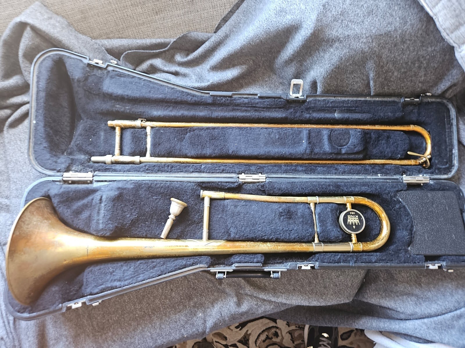 【メンテ済み】KING 606 トロンボーン ケース付き メンテ済み】KING 606 トロンボーン ケース付き メンテ済み】KING 606