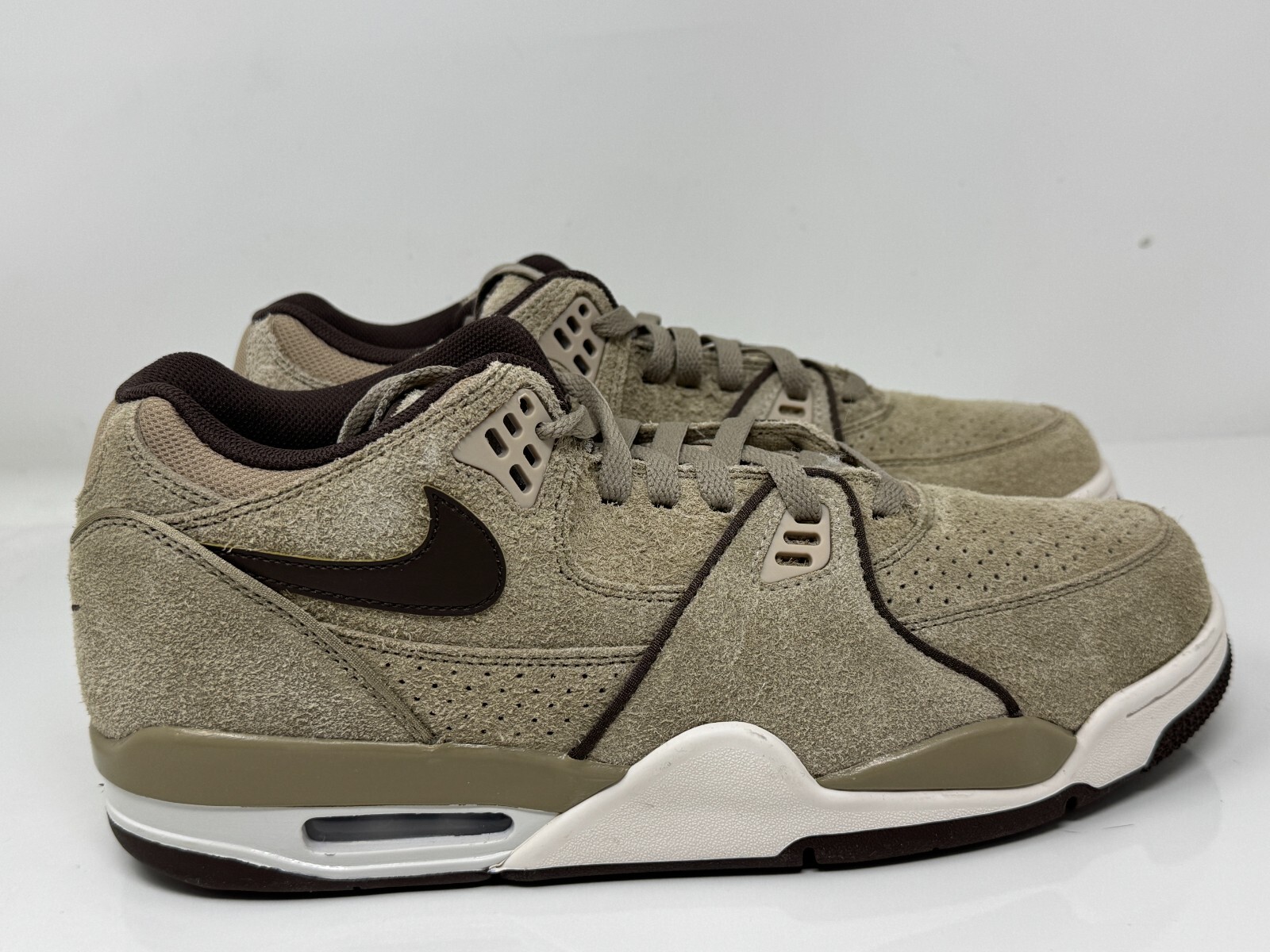 Nike Air Flight 89 Low Khaki Suede - FZ3045-200 Men's Size