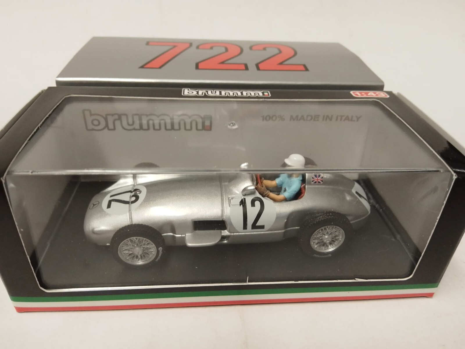 1/18 メルセデス ベンツ W196 #12 イギリスGP 1955 優勝 1955 Mercedes-Benz W196 Winner British GP 1:18 Werk83