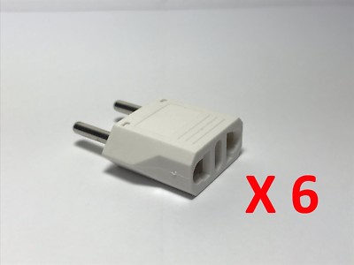 US USA To EU European Travel Plug Adapter Power Converter Charger For Europe