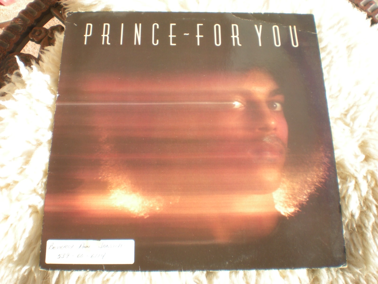 Prince lp For You 1978 Original Warner Bros. BSK-3150 NM