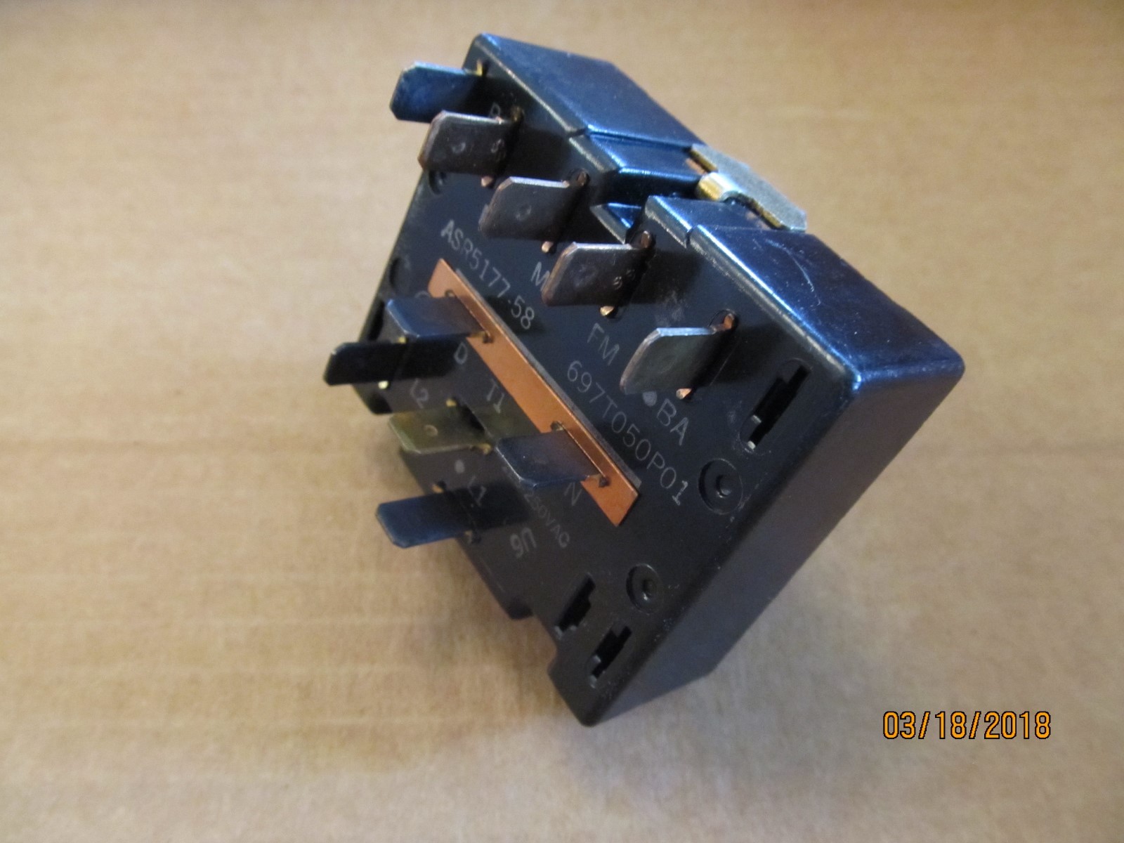 697T050P01 Frigidaire Switch ASR5177-58