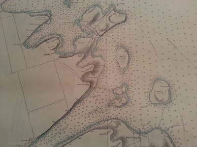 1971 Cape Rich to Cabot Head Nautical Map - Soundings in Fathoms - Georgian Bay