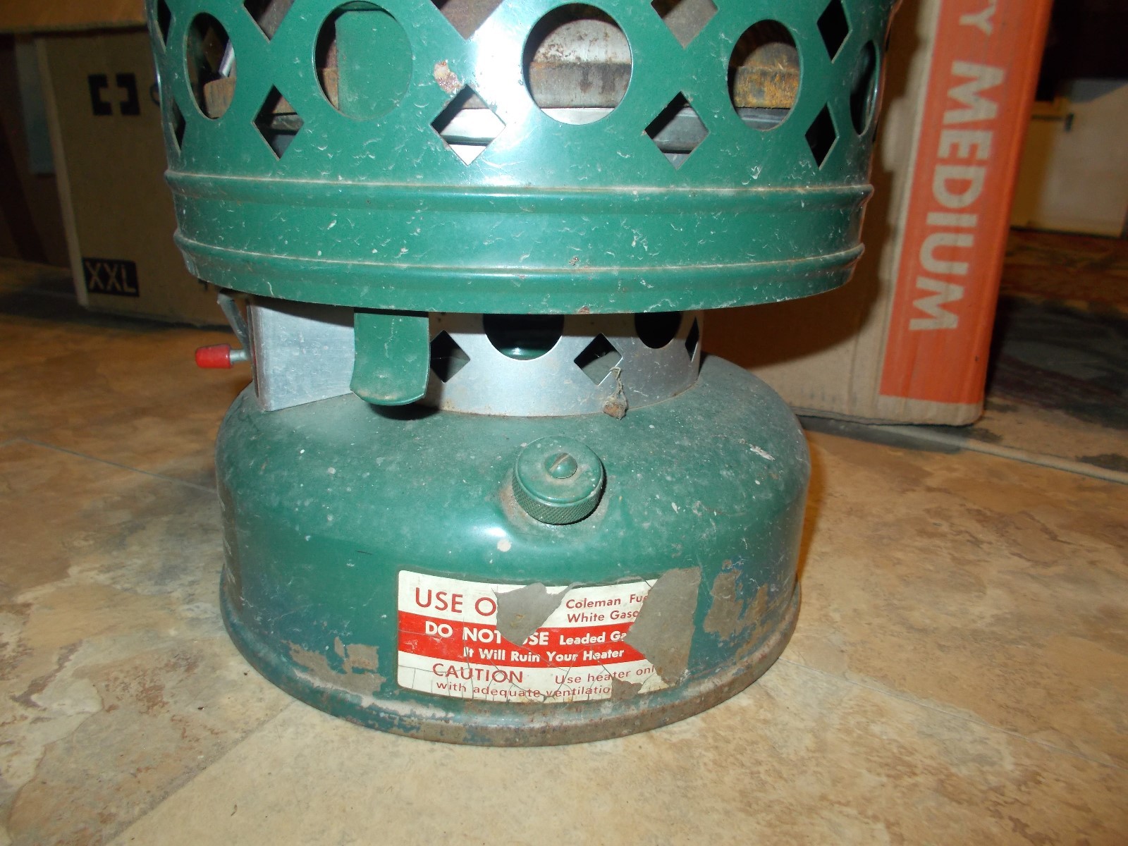 Vintage Coleman Fuel Camping Heater model 513