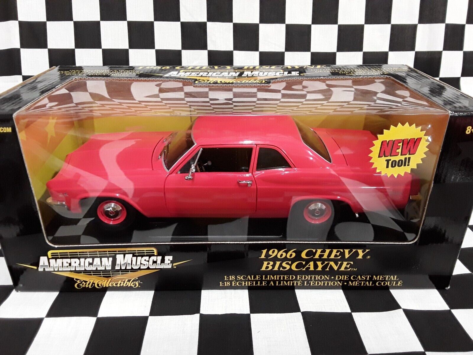 Ertl 1966 Chevrolet Biscayne 427 L72 425 H.P. 4Speed 1/18 Ertl 1966 Chevrolet Biscayne 427 L72 425 H.P. 4Speed 1/18