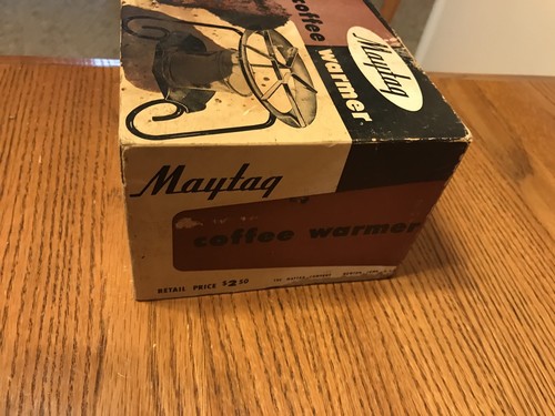 Rare Vintage Maytag Coffee Warmer With Box Newton, Iowa