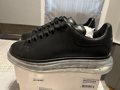 NEW Alexander McQueen Men's Oversized Sneakers 9.5/ 42.5 Black