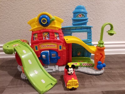 Vtech Go! Go! Smart Wheels, Disney Mickey Mouse silly Slides Fire Station