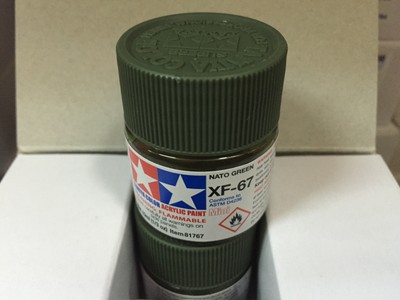 Tamiya Acrylic Mini XF-67 NATO Green 10ml Bottle TAM 81767