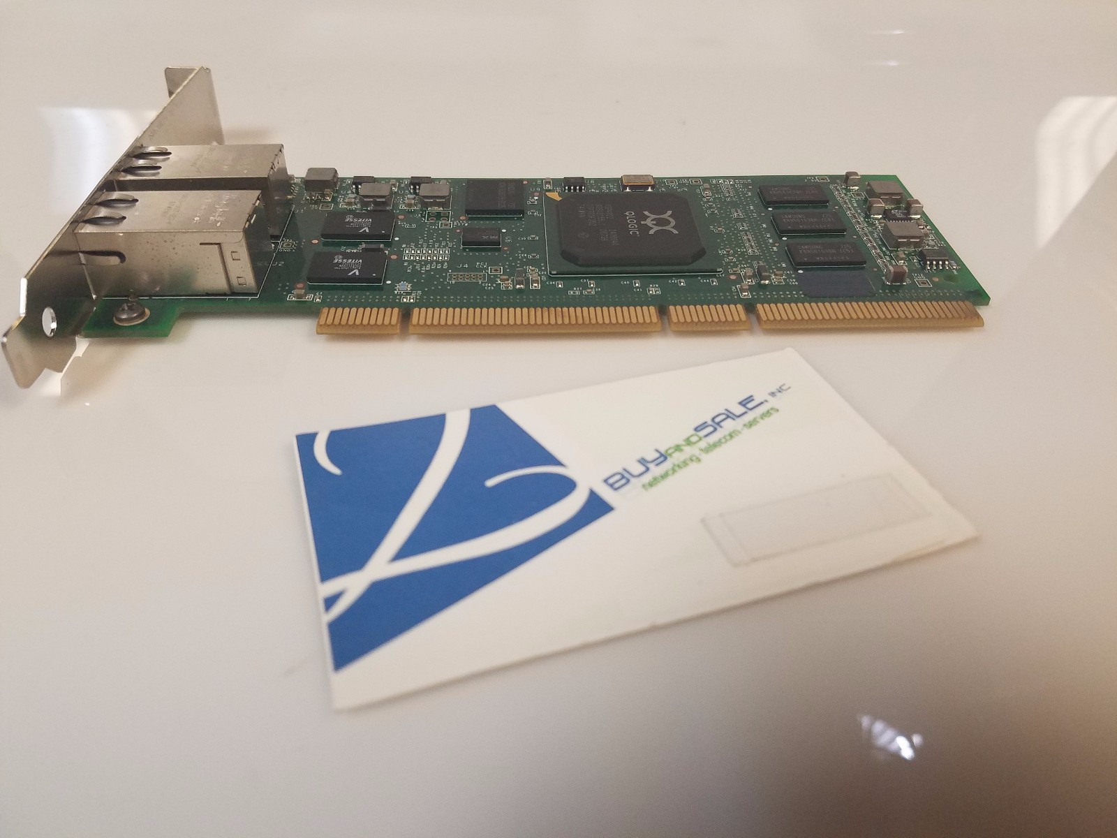 QLogic Network Adapter Card Dual Port QLA4052C ISCSI PCI-X