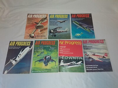 Air Progress Magazine Aviation - Lot of 78 Issues 1966 1969