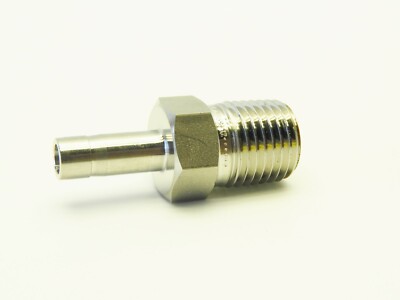 (10-Pcs) Ham-let Stainless 316 1/4'' NPT Male x 1/4 Tube Stub Adapter Let-Lok
