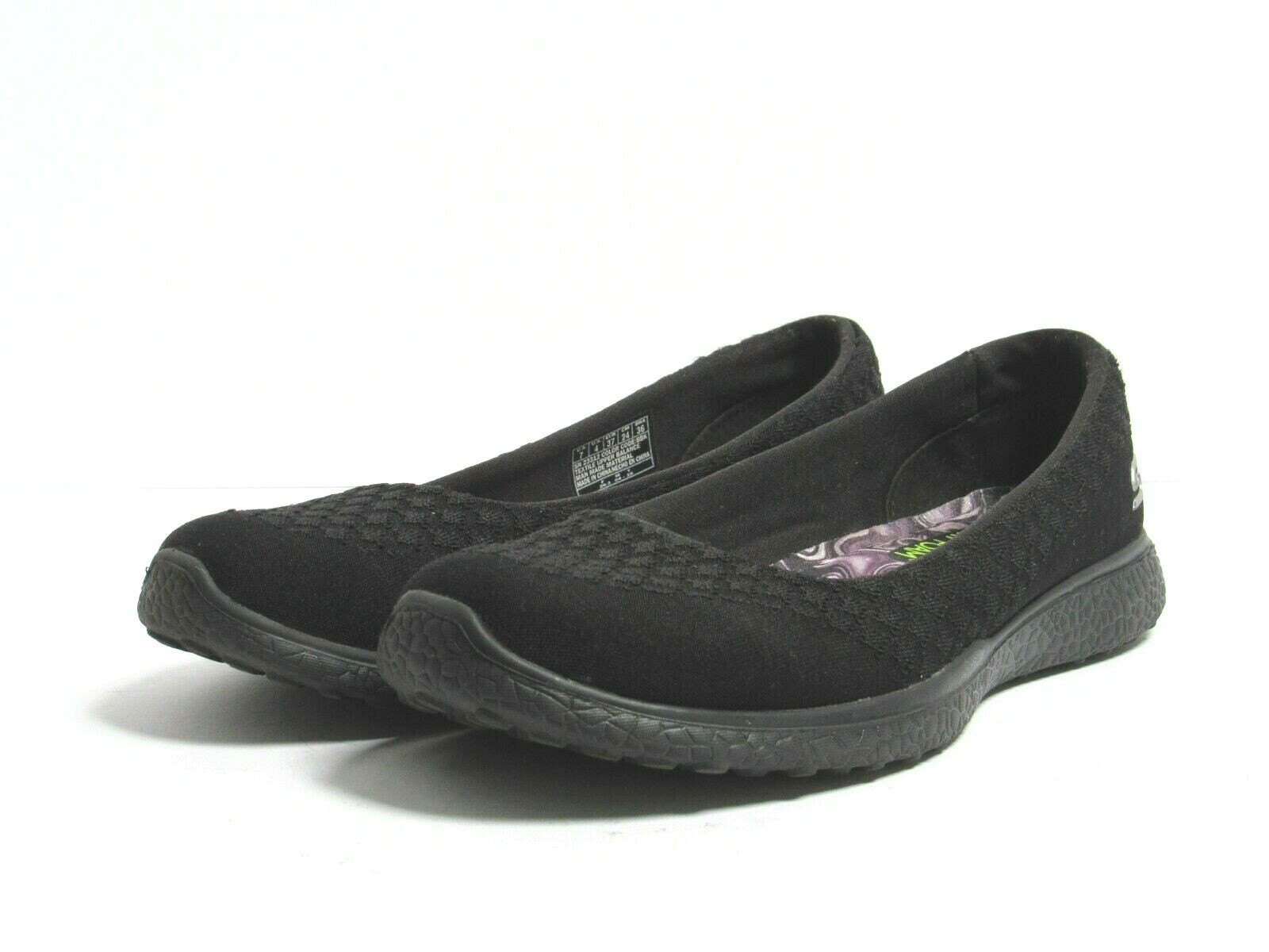 Skechers Slip On Shoes Women's Size 7 Black Air Cooled Memory Foam (CB6)