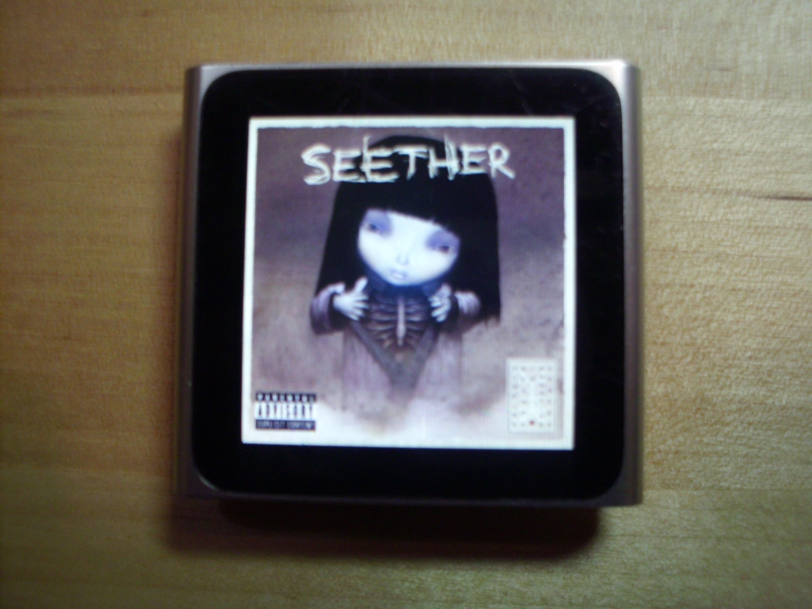 Apple 6th gen ipod nano, silver, 8GB - excellent with 505 songs & nice bundle -