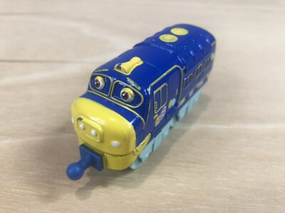 Chugginton Die Cast Brewster Train- Blue Easter Eggs Engine- 2010 Learning Curve