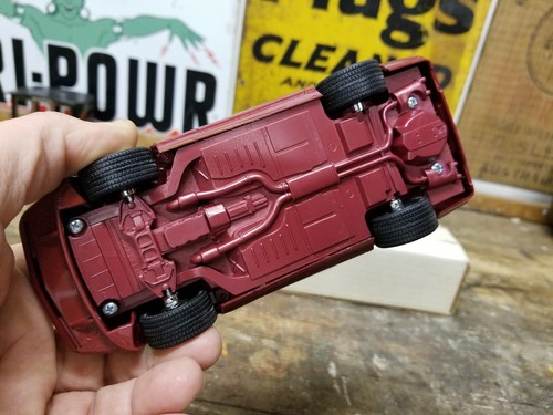 1990 Corvette ZR1 6034 ERTL Promo Red Metallic Box Nice