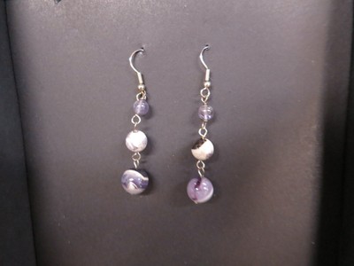 Simply stunning Amethyst necklace and earring set