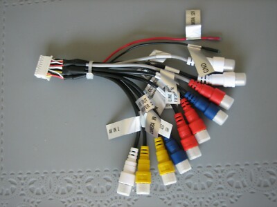 Dual DCPA901  for Pre-Amp/Video AV Input Output & Camera cable 18 Pin connector