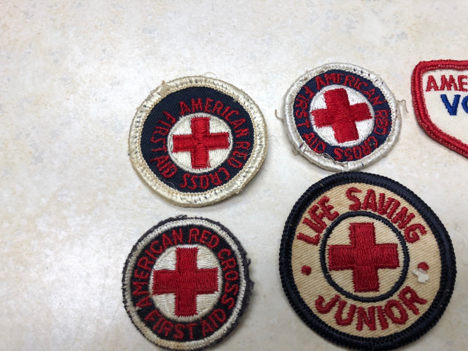 Lot of Misc Red Cross Patches