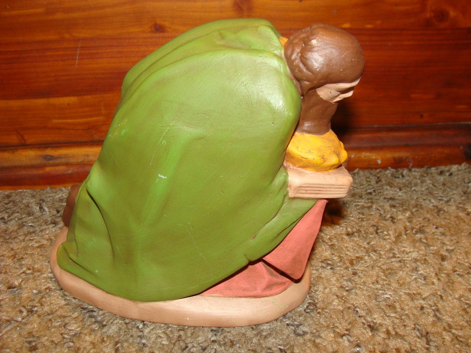 Vintage Ceramic Atlantic Mold Christmas Nativity WISE MAN KNEELING