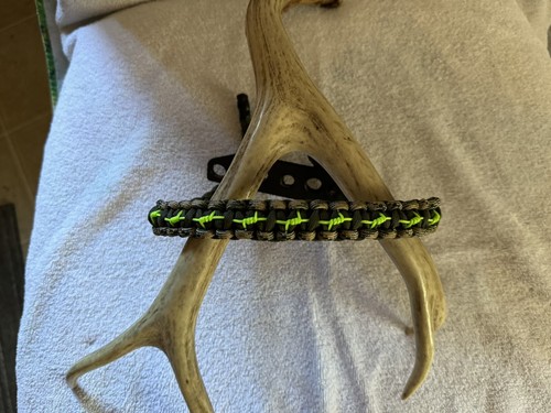 Custom Made Bow Wrist Sling Camo,OD Green And Neon Green