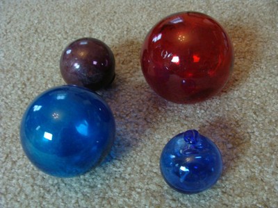 Nautical Resin Buoys Floats Seaside Beach House Marine.....