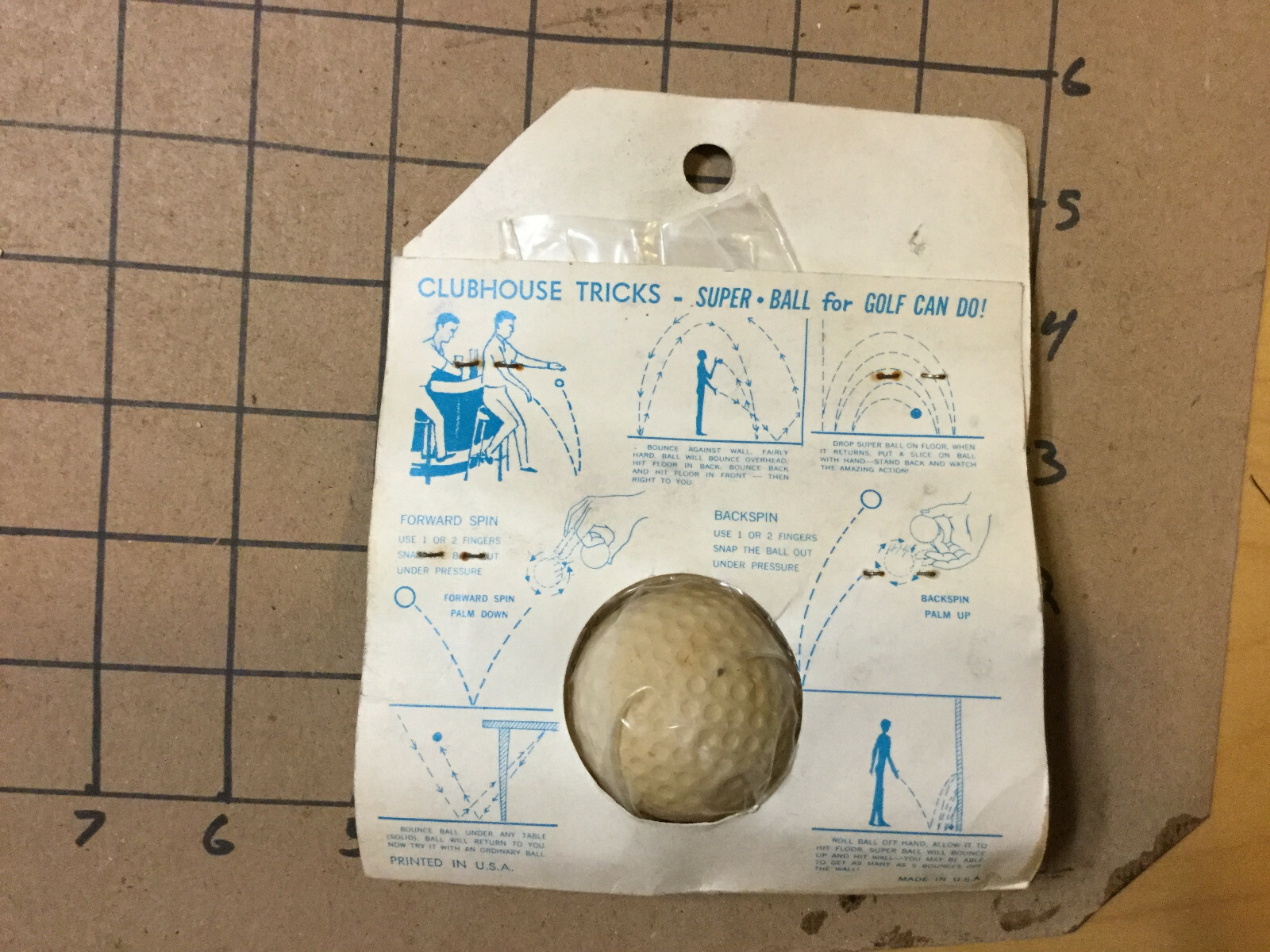 vintage SEALED 1966 WHAMO - SUPER BALL GOLF for 19th hole