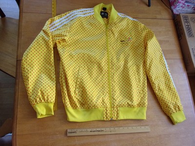 adidas pharrell williams yellow polka dot jacket