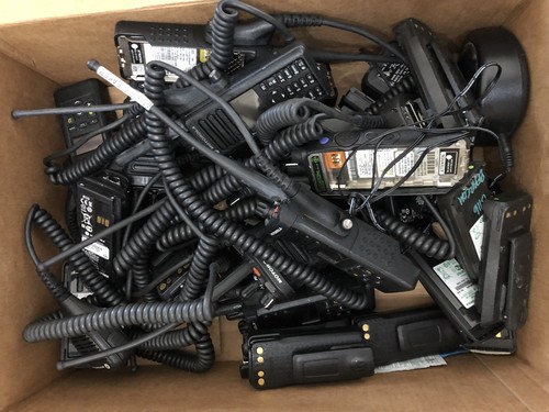 10 Motorola digital portable radio