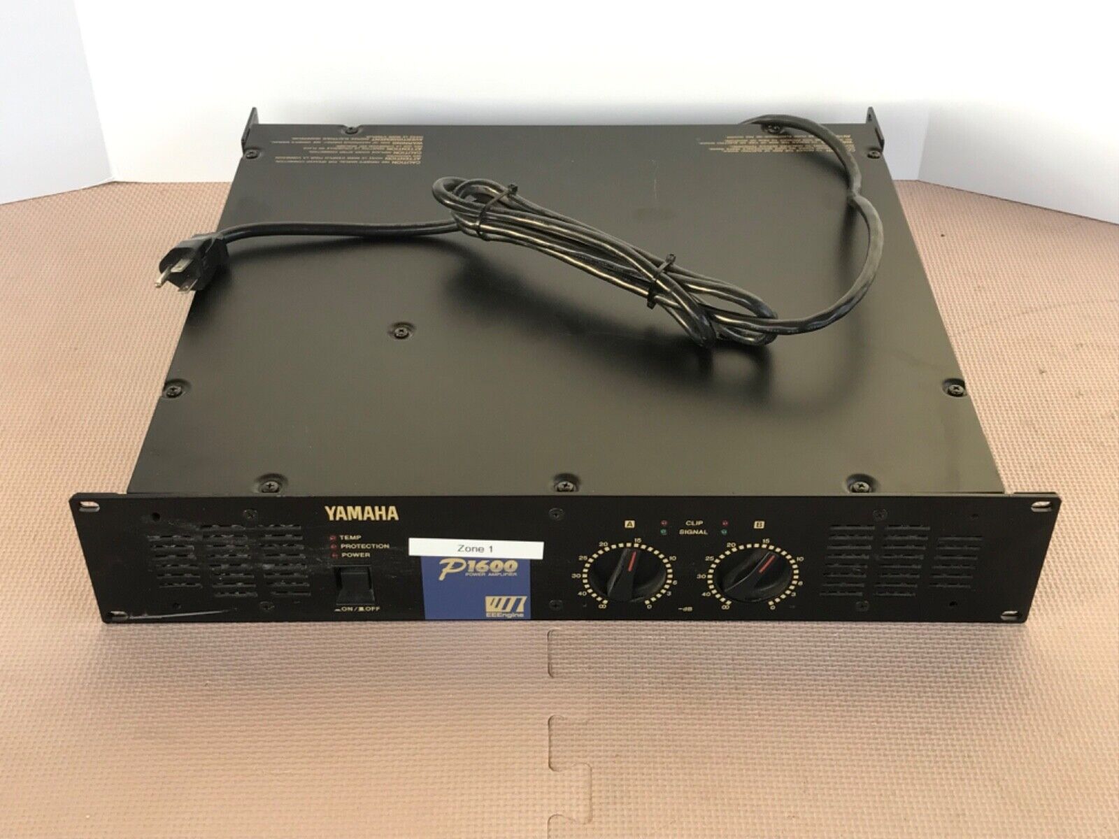 YAMAHA P1600 2 channel 160w per 400w max Power Amplifier | eBay YAMAHA P1600 2 channel 160w per 400w max Power Amplifier | eBay