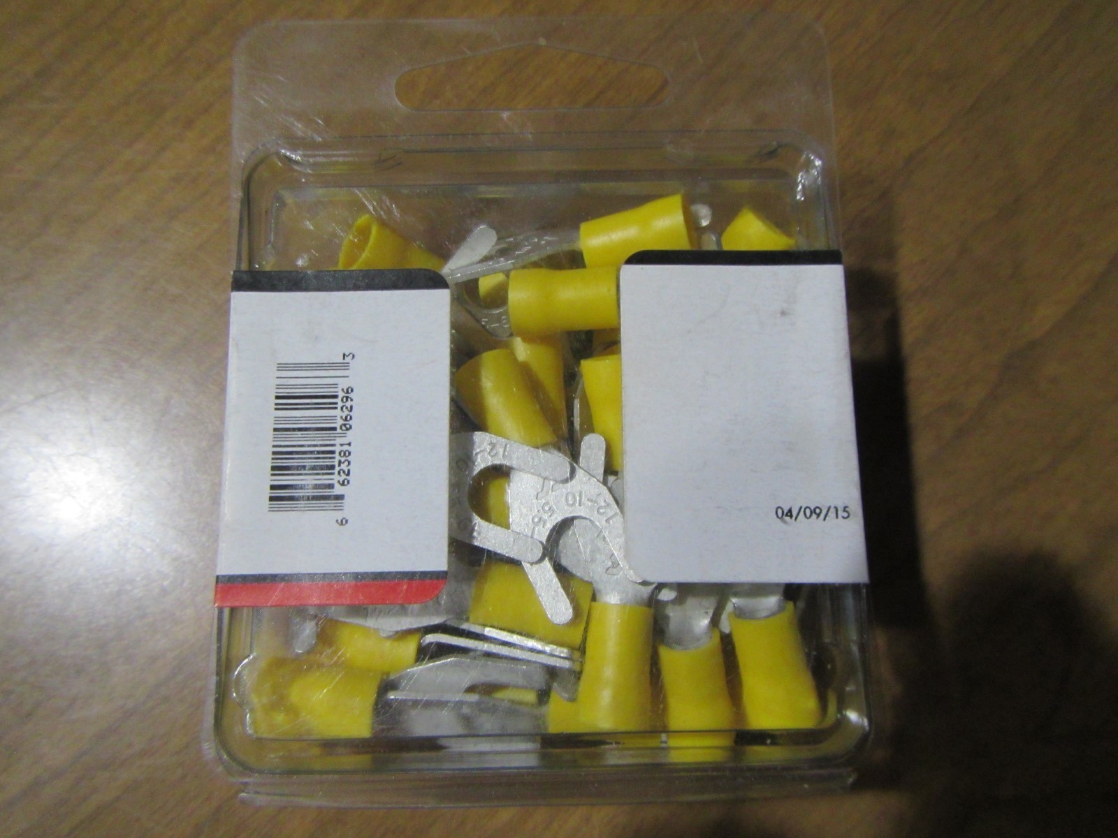 Pack of 50 NEW NSI S12-14V VINYL INSULATED SPADE TERMINALS 12-10 AWG, 1/4