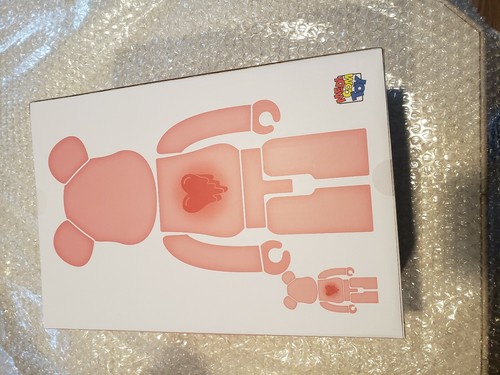 MEDICOM TOY - EMOTIONALLY UNAVAILABLE BE@RBRICK 400％ BEARBRICK EMOTIONALLY UNAVAILABLE EU RED 400% 100% medicom