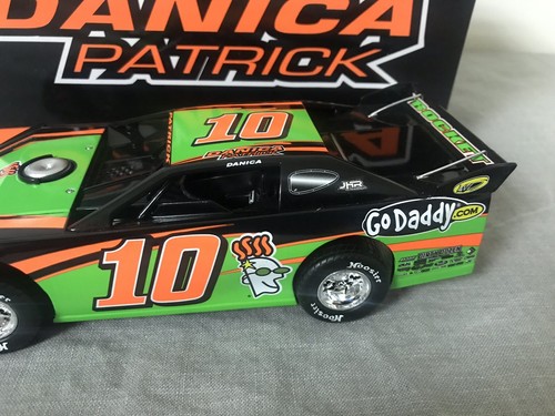 HTF 2012 #10 Danica Patrick GoDaddy Prelude Late Model Dirt Car 1/24 ONLY 1008
