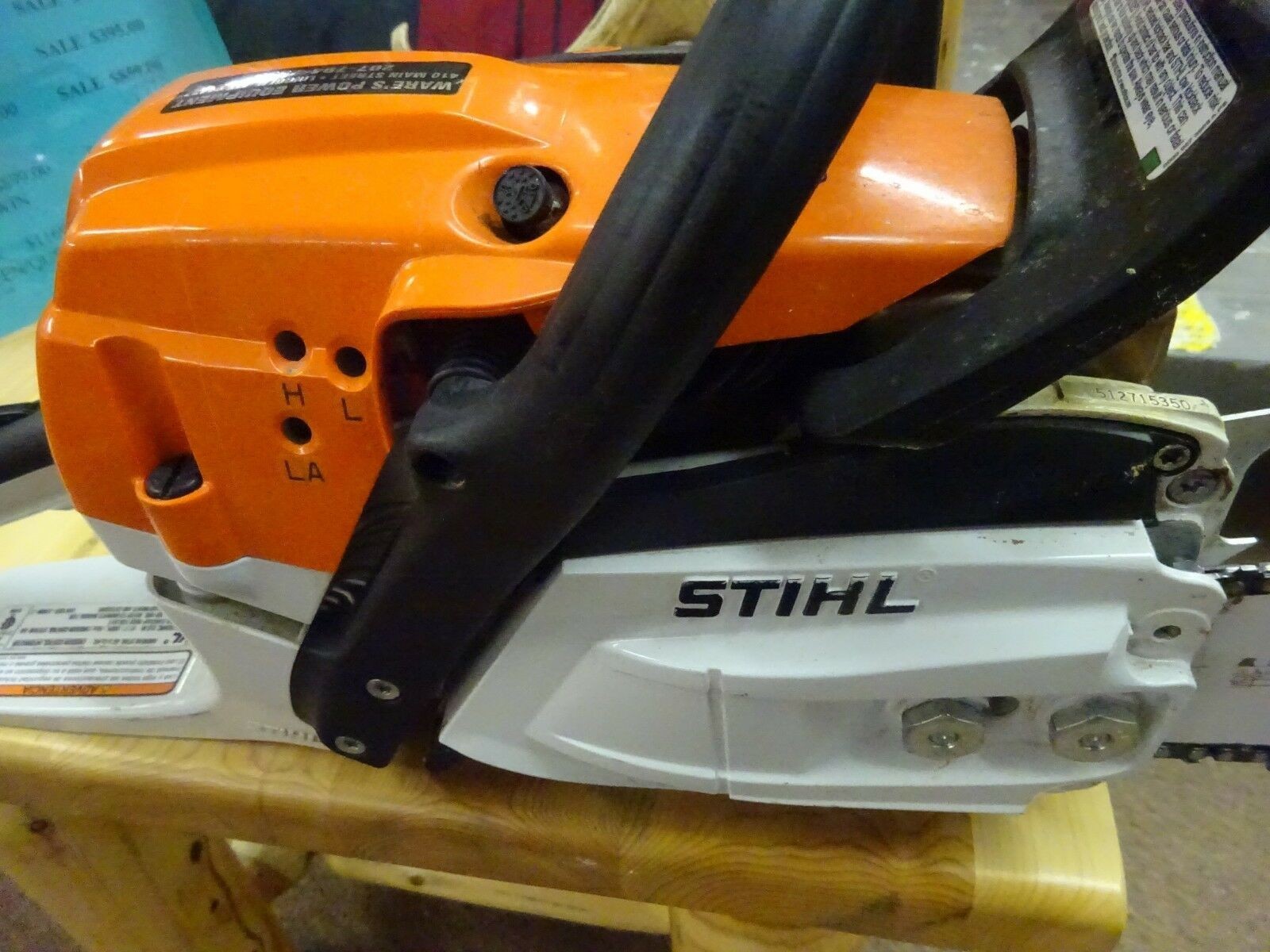 Stihl MS261 chainsaw with 16