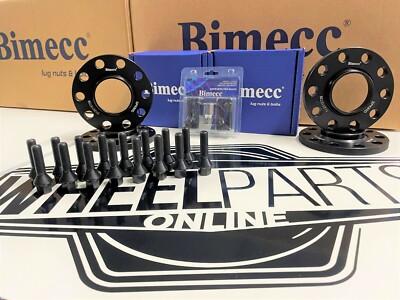 BMW ALLOY WHEEL SPACERS 12mm / 15mm 1 3 5 SERIES M12X1.5 & LOCKERS BIMECC