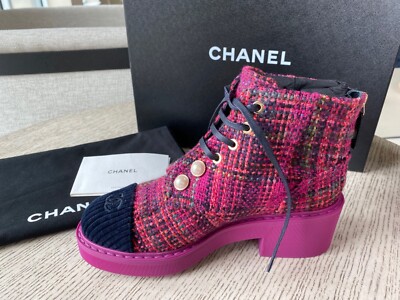 靴 CHANEL 35 0400022158919_WHITEANDBLACK?