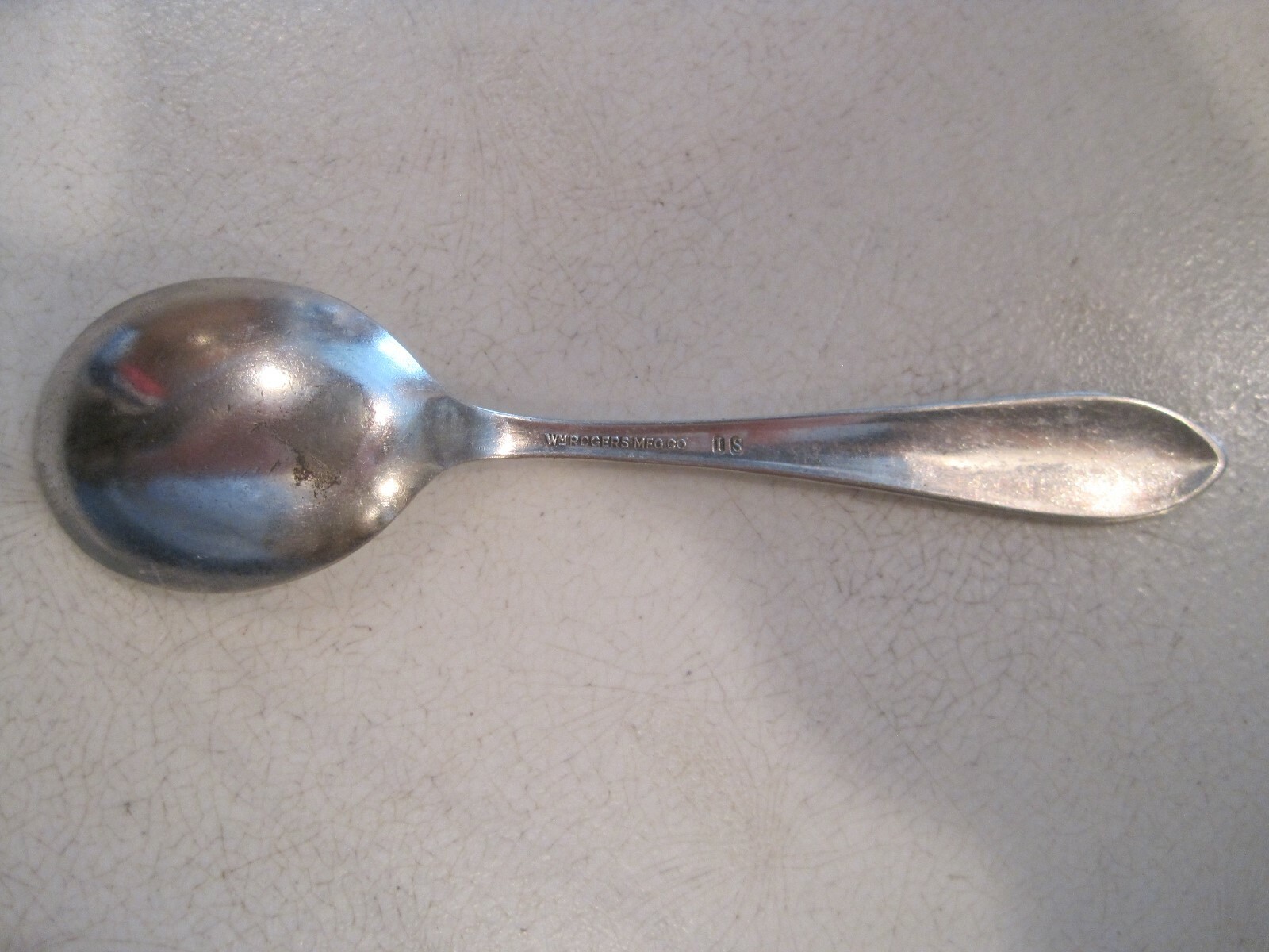 VINTAGE DISNEY MICKEY MOUSE SILVERPLATE WM ROGERS SOUVENIR SPOON 1930s