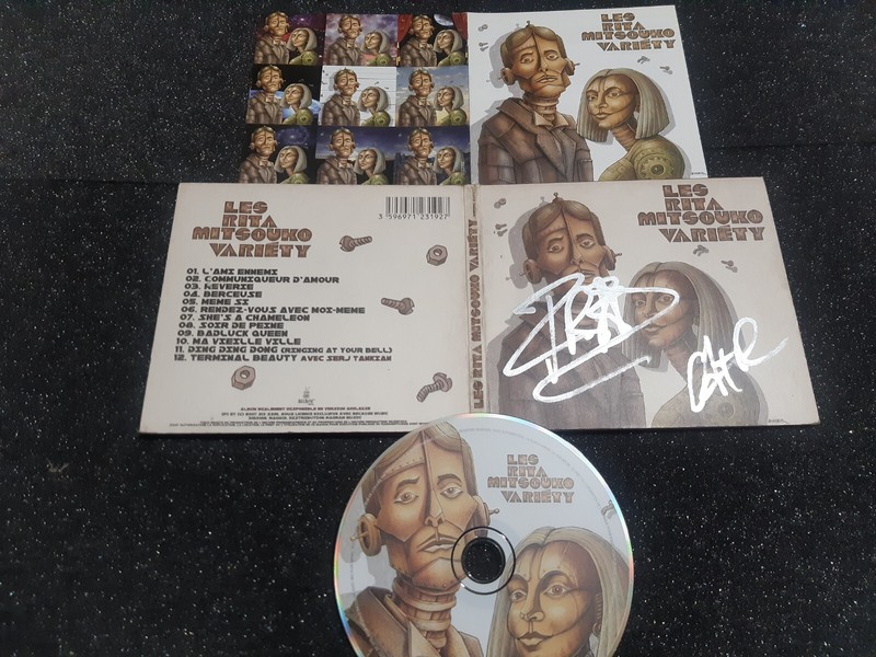 Les Rita Mitsouko Autographes Cd Variety SignÃ© Live Concert Collectors