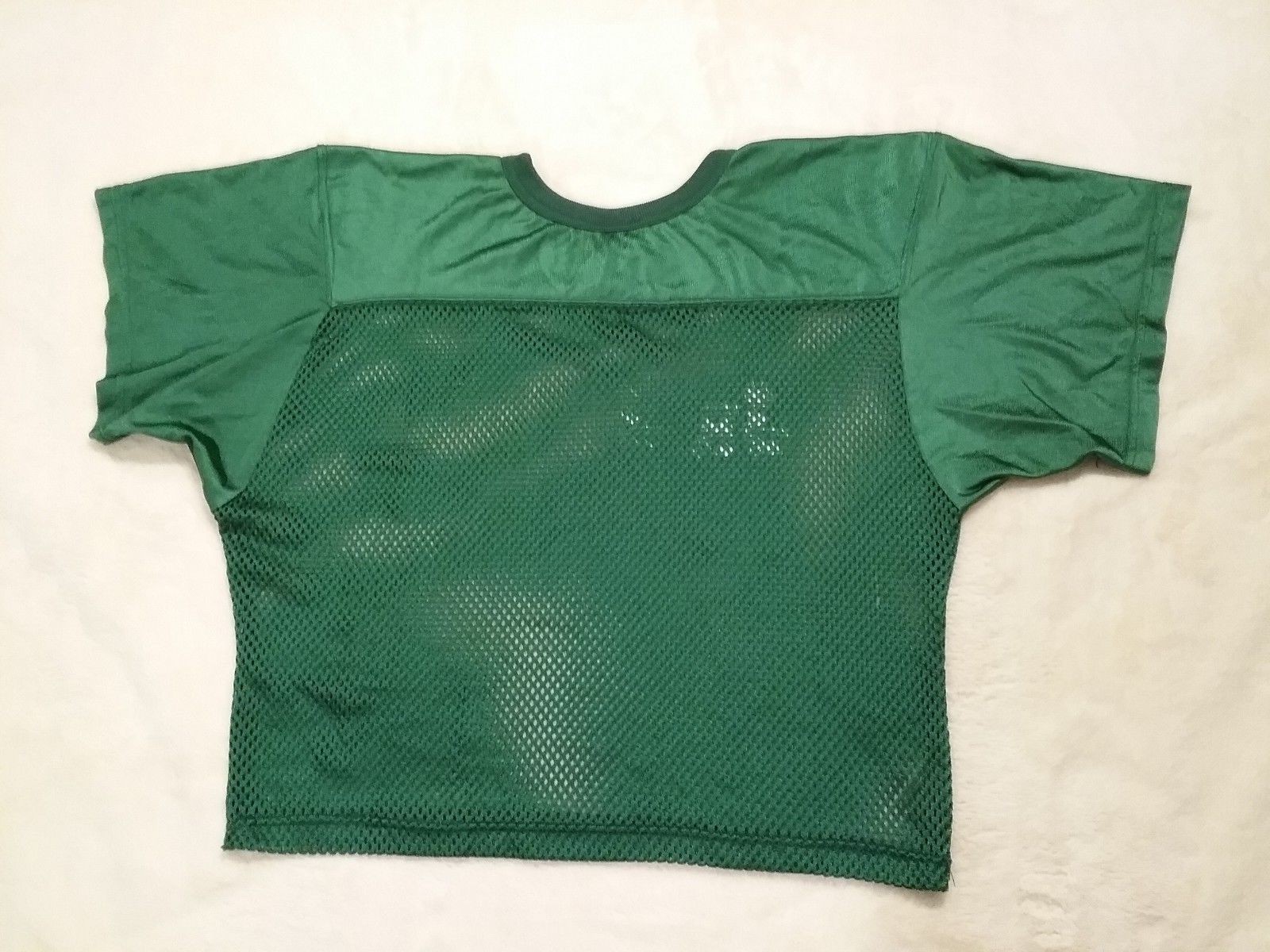 Champro Sports Adult Football Jersey M MeshHalf Green Practice Player Sport Gear