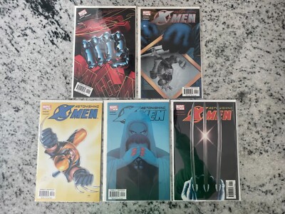 5 Astonishing X-Men Marvel Comic Books # 1 2 3 4 5 NM Wolverine Hulk 35 J838