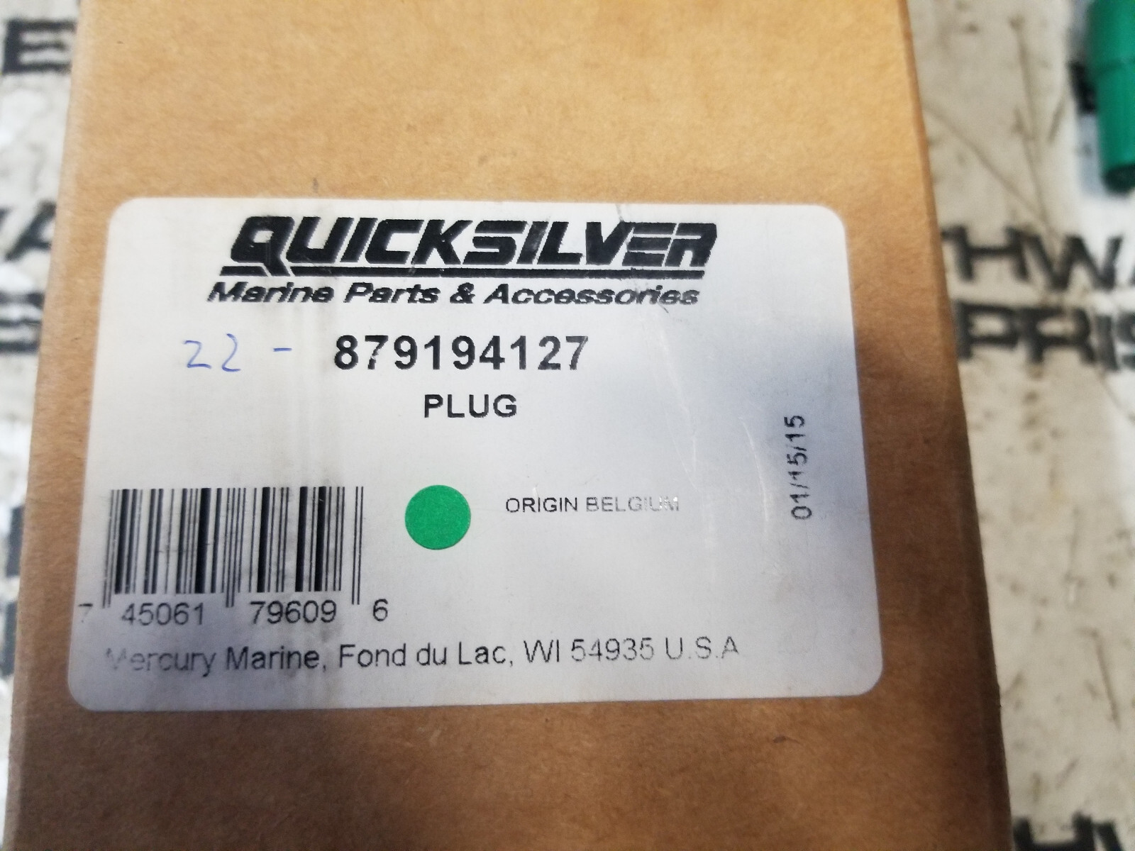879194127 MERCURY PLUG KIT - Picture 1 of 4