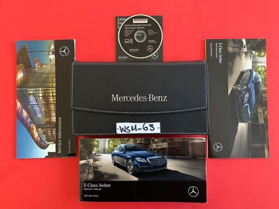 2017 Mercedes (W213) E-Class Sedan E 300 E300 4MATIC Owner Manuals Books Set
