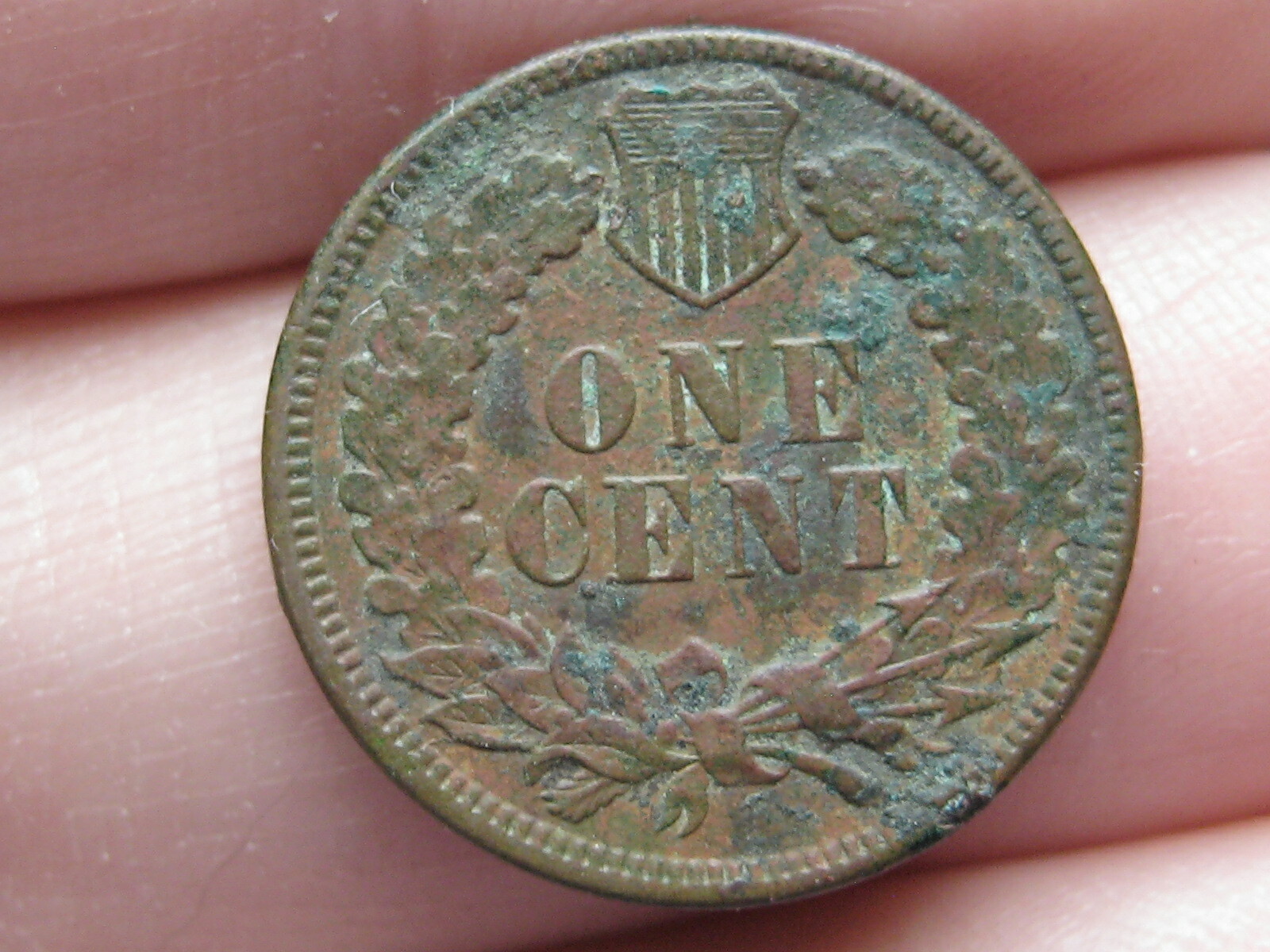 1886 Indian Head Cent Penny, Variety 1, Var 1, T1, Type 1- VF/XF Details