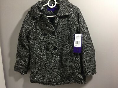 Madden Girl  Girls Winter Coat Size 6 Wool Blend Fleece Lined NWT