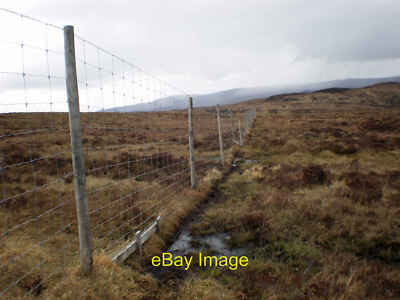 Photo 6x4 Follow deer fencing down to Allt Innis Shim Waterfall Would you c2010