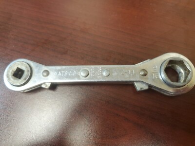 Watsco TL-14 4 Way Ratchet Wrench Square/Hex Drive  3/16 1/4 9/16 1/2
